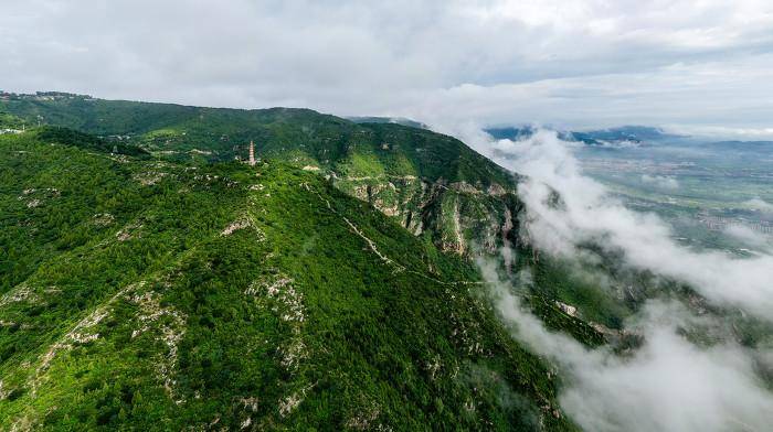 图话丨太原崛围山云雾缭绕似仙境