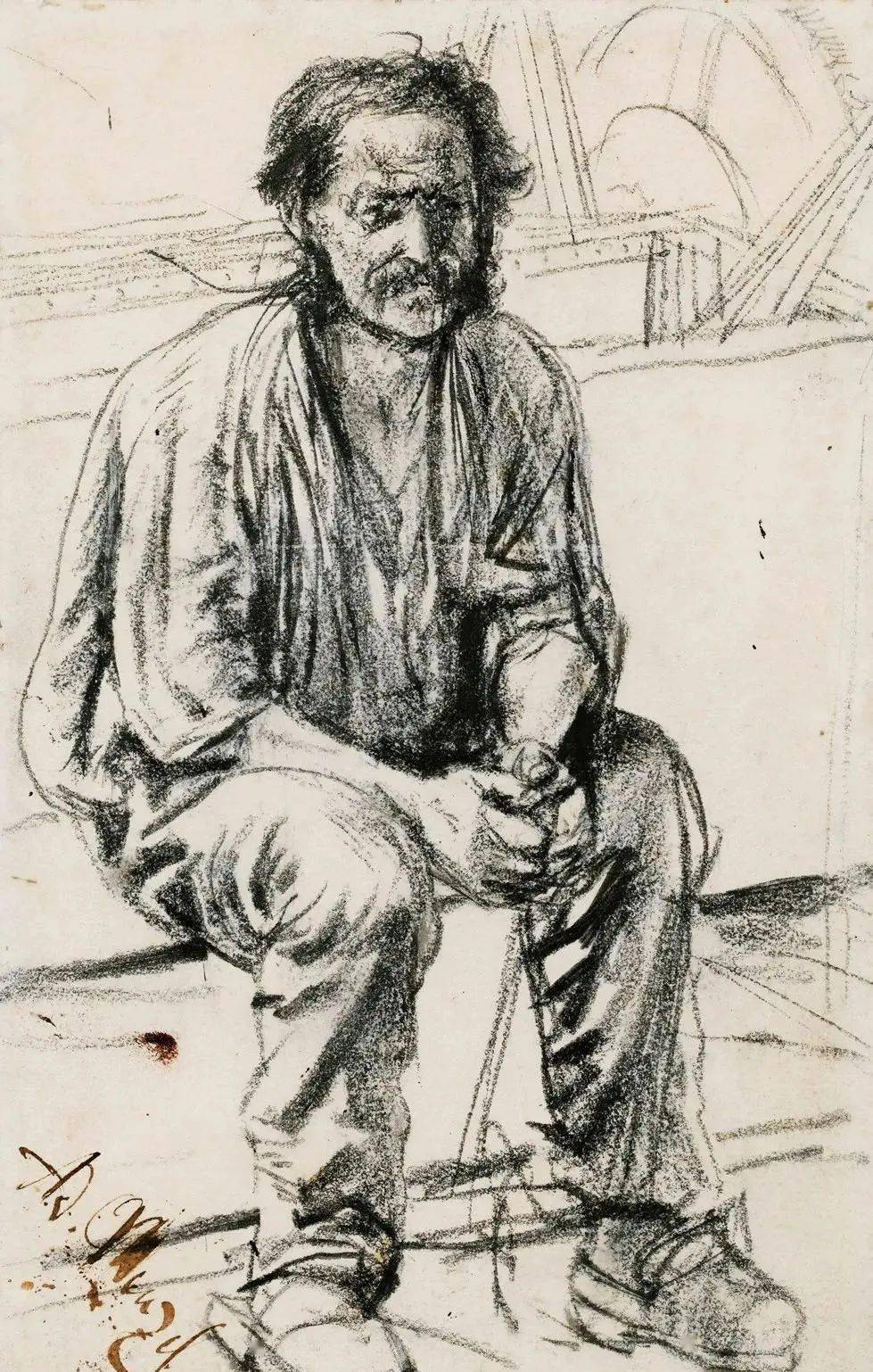 四位大师的素描,非常适合临摹学习!建议收藏_门采尔_鲁本斯_德国