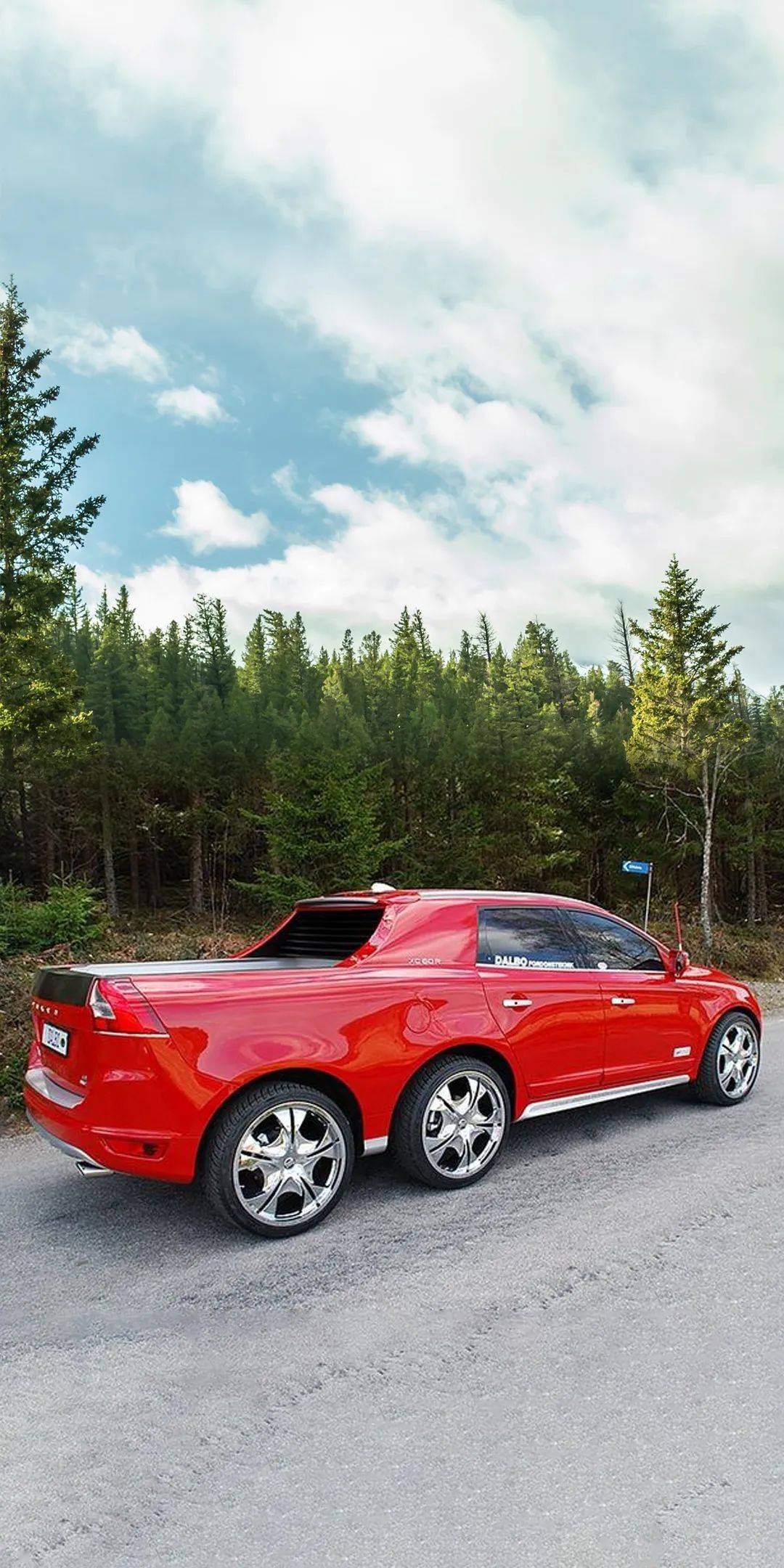 6x6的六轮沃尔沃xc60皮卡,你见过吗?_搜狐汽车_搜狐网