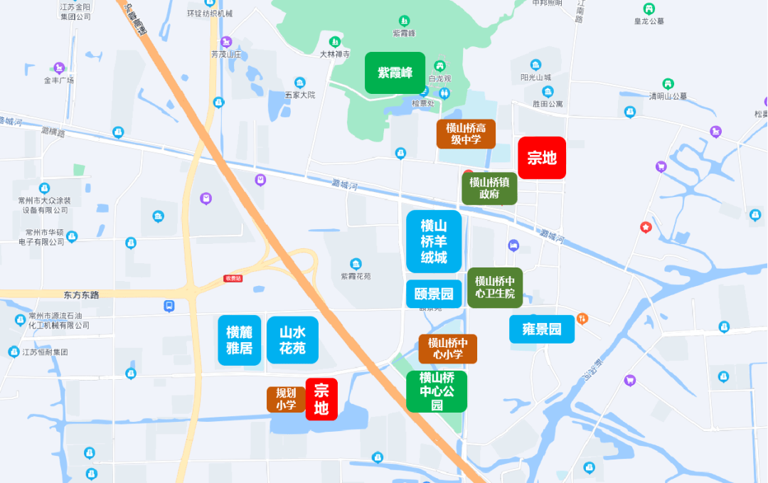 武进横山桥山北规划图片