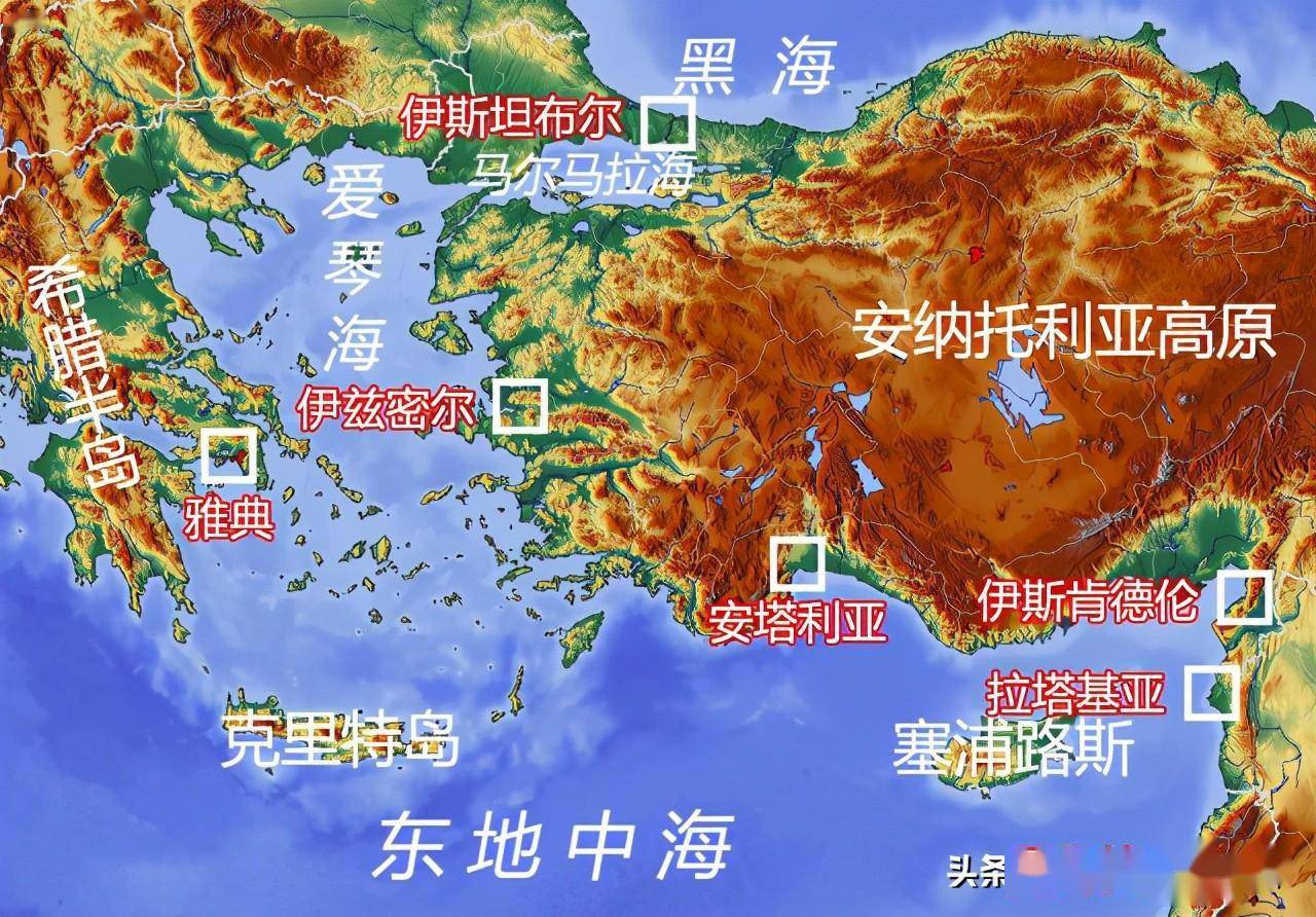 塞浦路斯岛地理位置图片