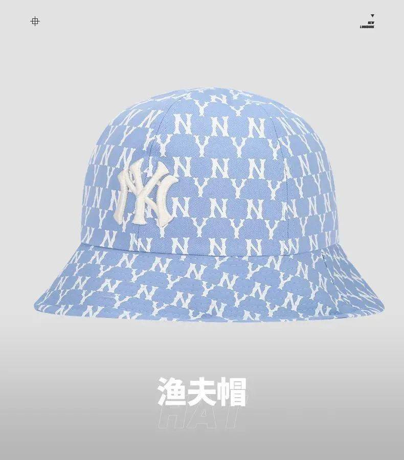 白色紫标la蓝色白标ny,两款可选,可盐可甜~相比于棒球帽,渔夫帽可随便