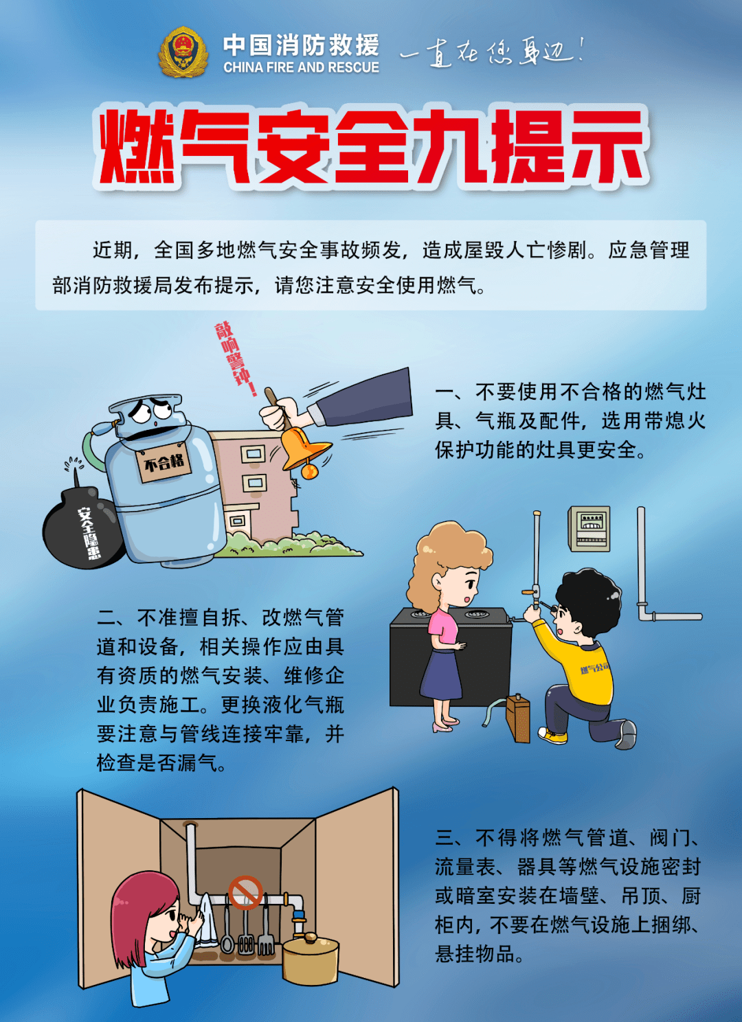 (燃氣洩漏應急處置措施講解)使用罐裝液化氣的3大安全常識看完之菏喬