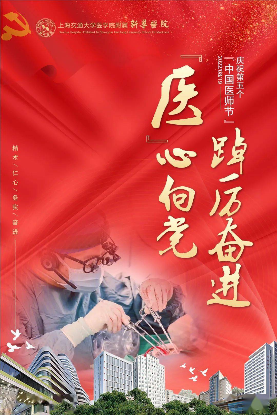 "医"心向党,踔厉奋进 | 新华医院举行第五届"中国