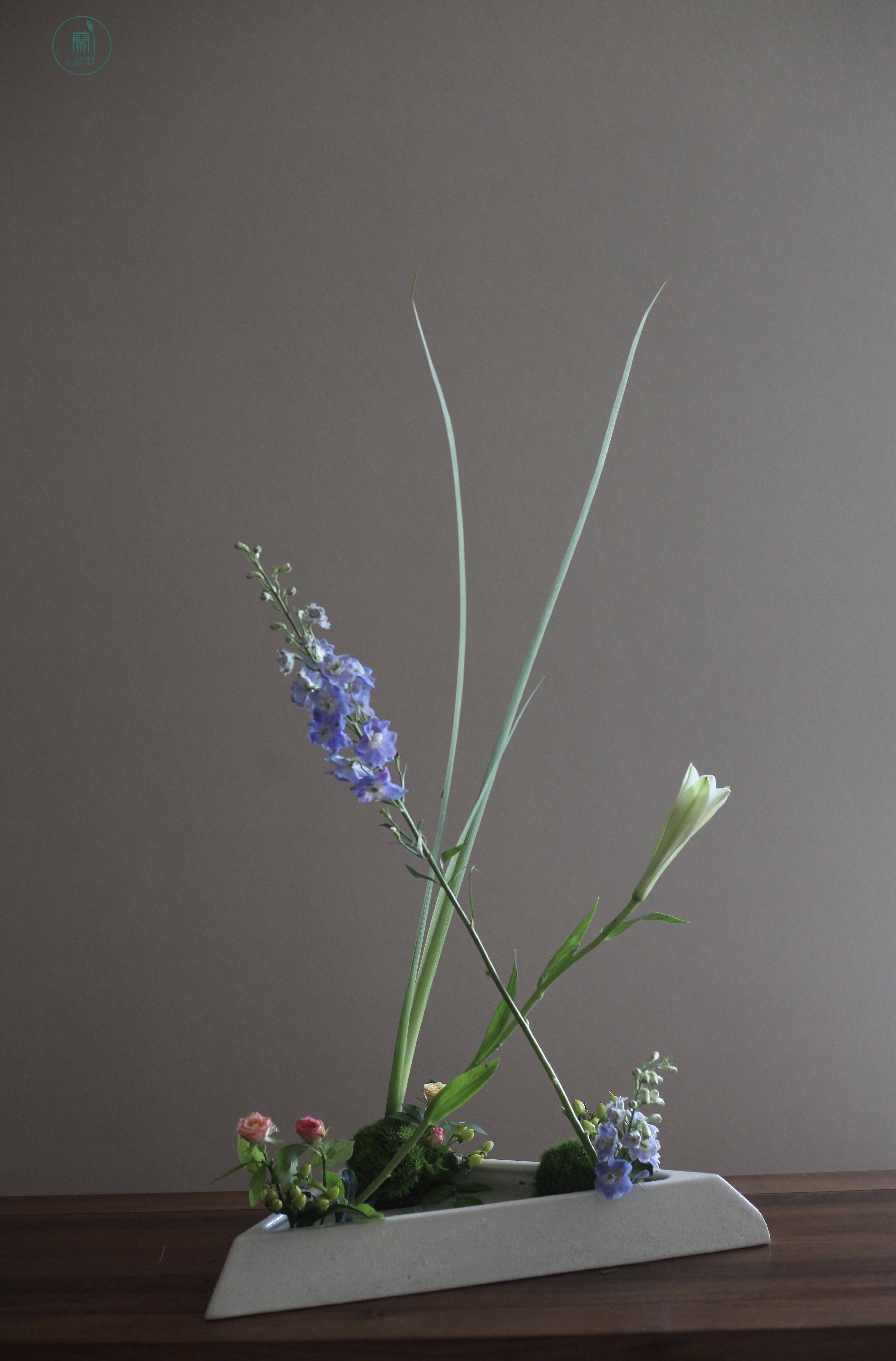 西安插花培训|蘭印象小原流花道教室#花道课