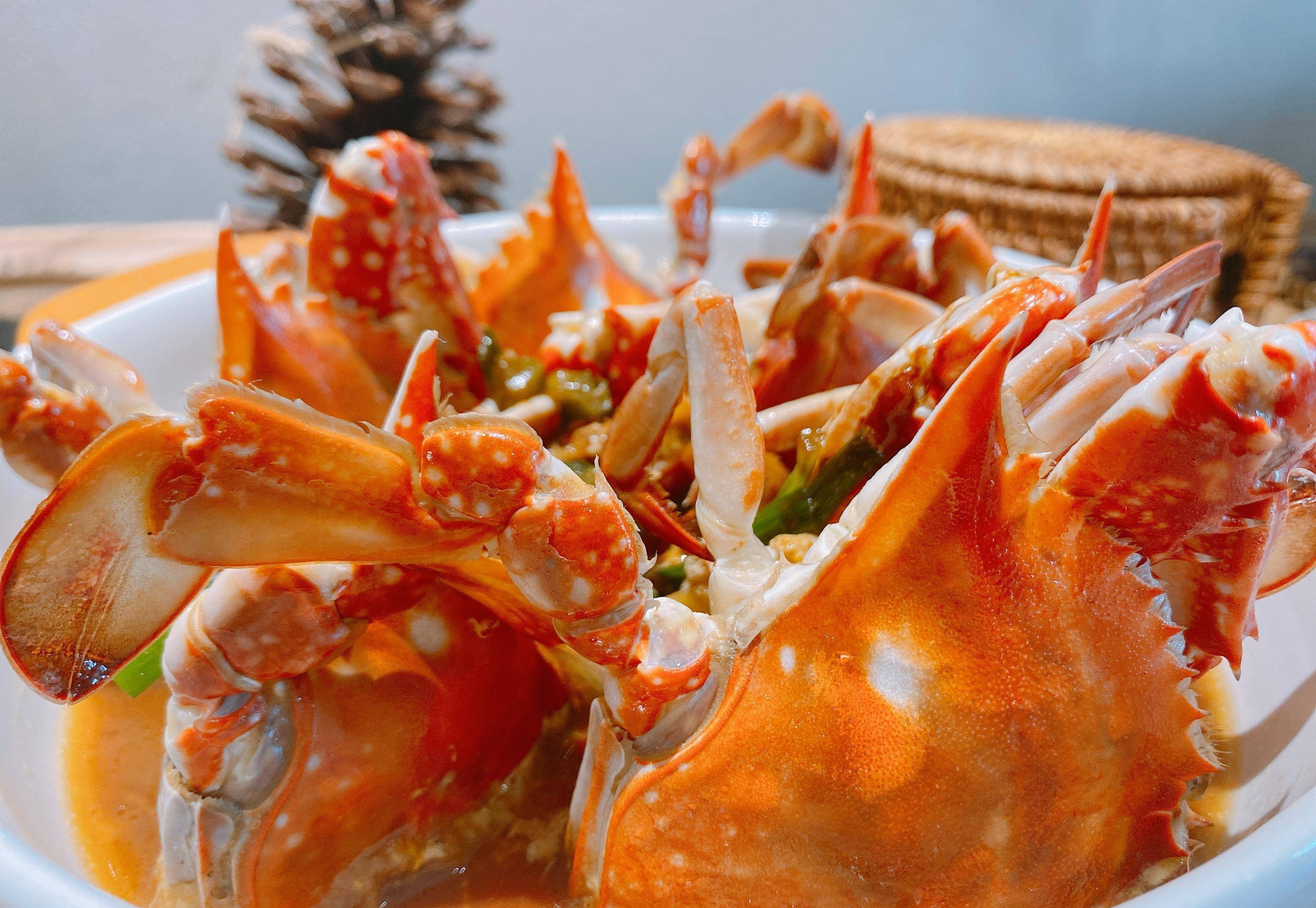 "秋风起,螃蟹肥",入秋后吃这3种螃蟹,满膏满黄,吃着过瘾_梭子蟹_步骤