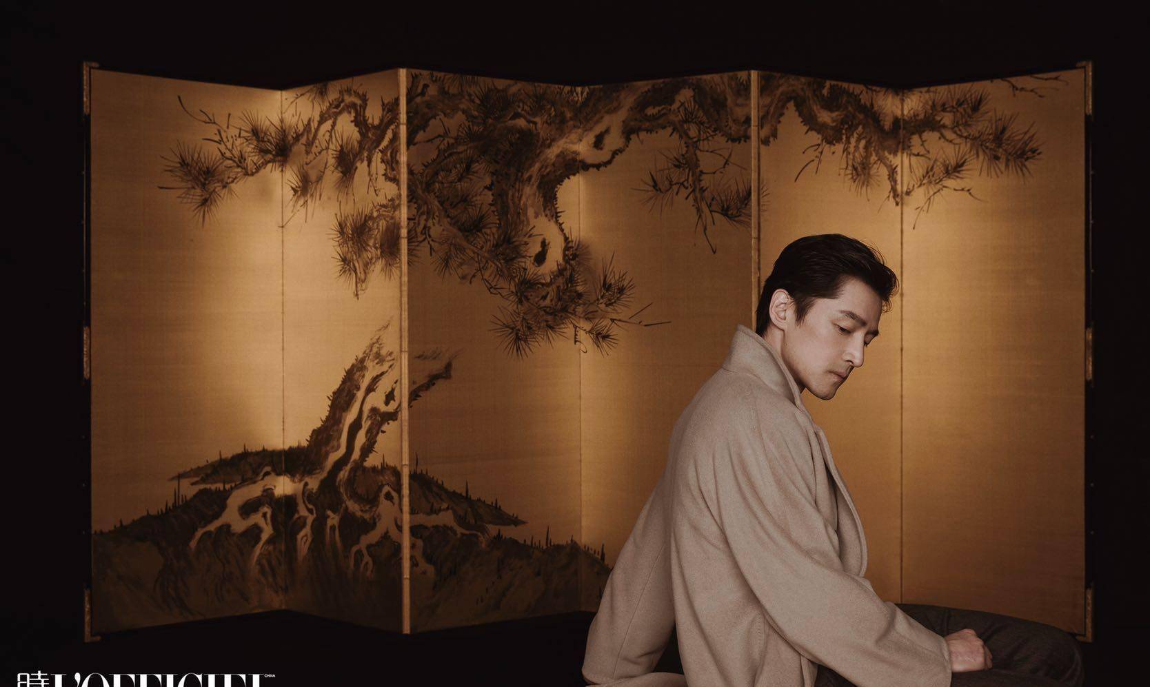 胡歌水墨国风写真,骨子里自带儒雅的男人,气质拿捏死死的_风格_时尚