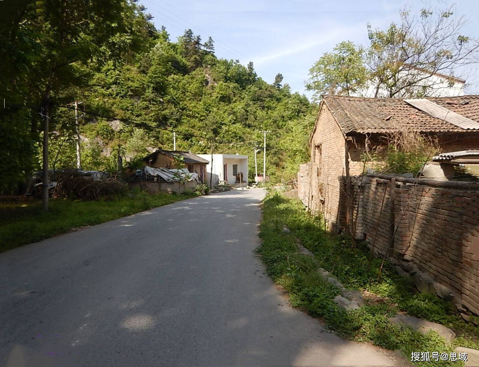 走遍藍田,2022灞源鎮(磨岔口村)穿越旅行(2)._岔溝_農作物_路遇