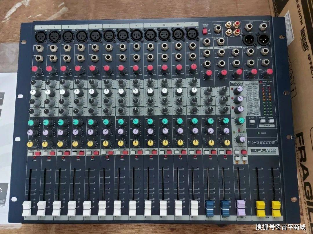 4,声艺 efx12 12路带效果专业调音台推荐理由:雅马哈推出了全新的 mg