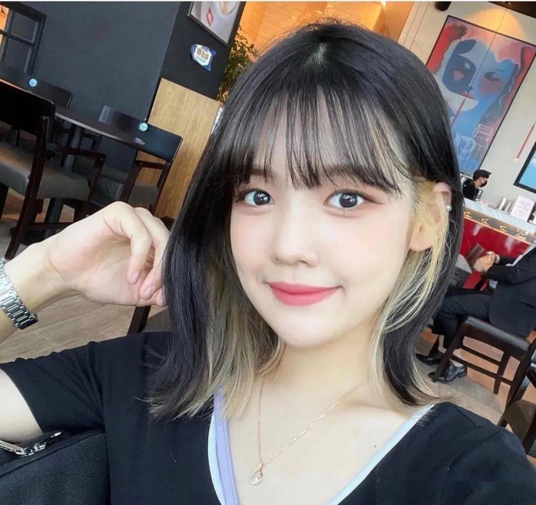 " 挂耳染锁骨发 ",又a又甜._感觉_白金_网络