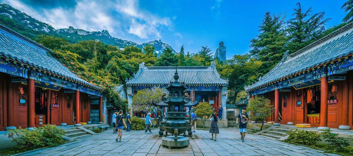 "起的神仙景区,被称"北国小江南",乘坐公交即可到达_崂山_道教_太清宫