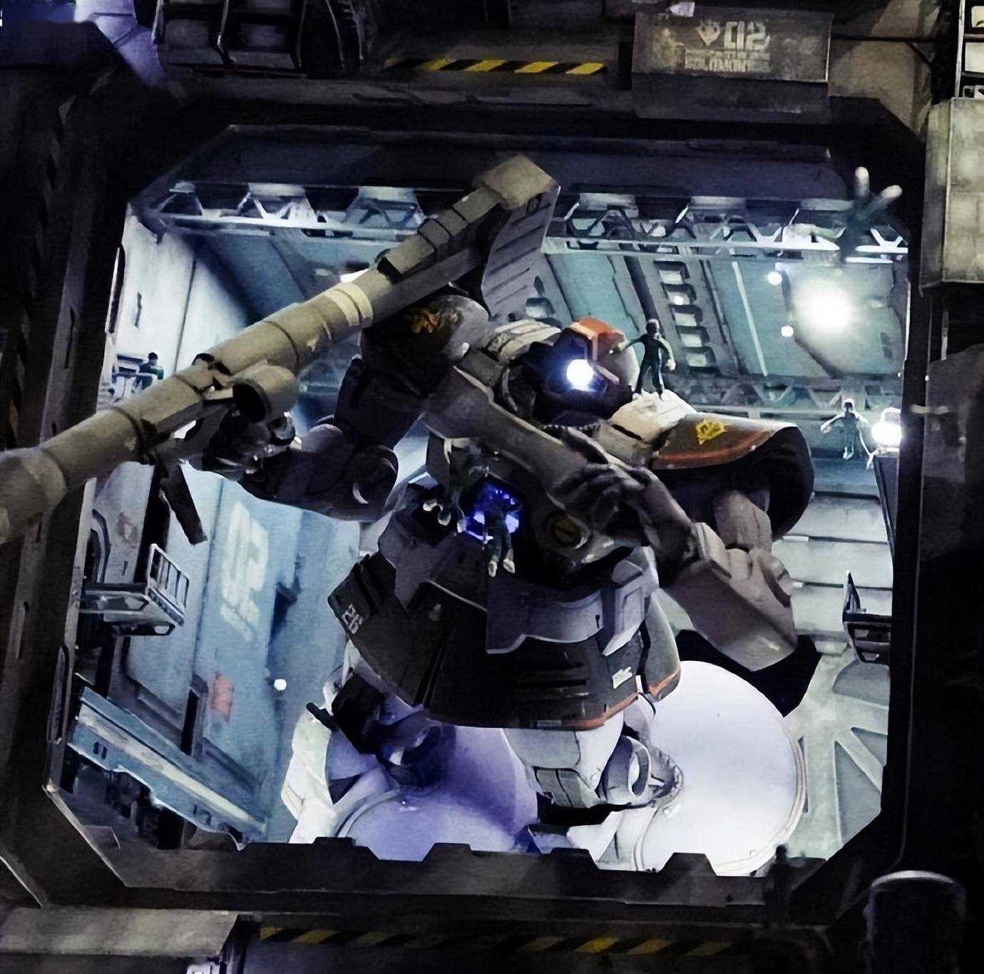 高达格纳库场景模型佳作合集_周边_扎姆_增加了