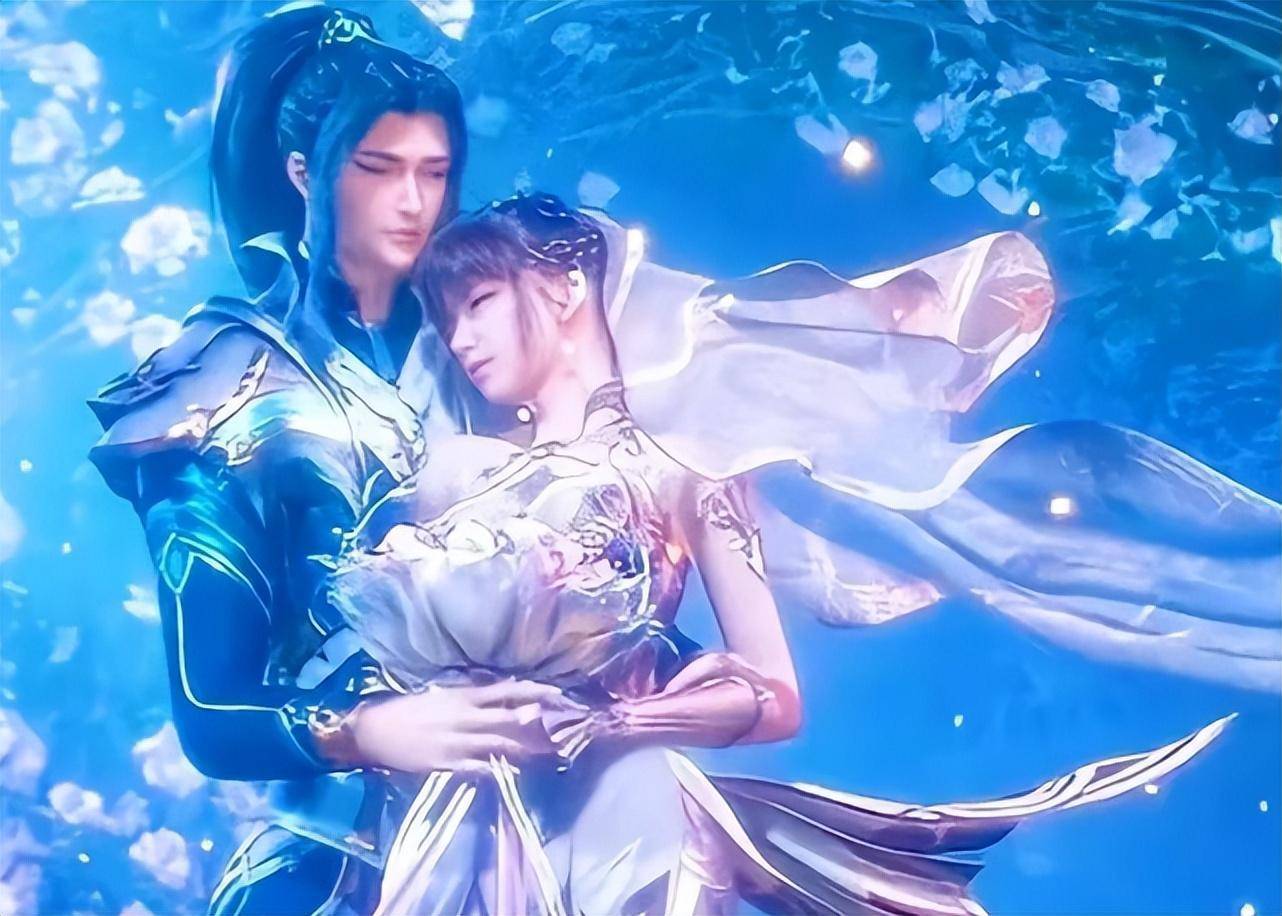 斗罗大陆:七夕节女神壁纸公开,阿银和小舞仙女下凡,太有气质了_官方