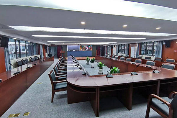 广东省应急通信指挥中心成功采用爵士龙会议室音响设备_指挥室_远程