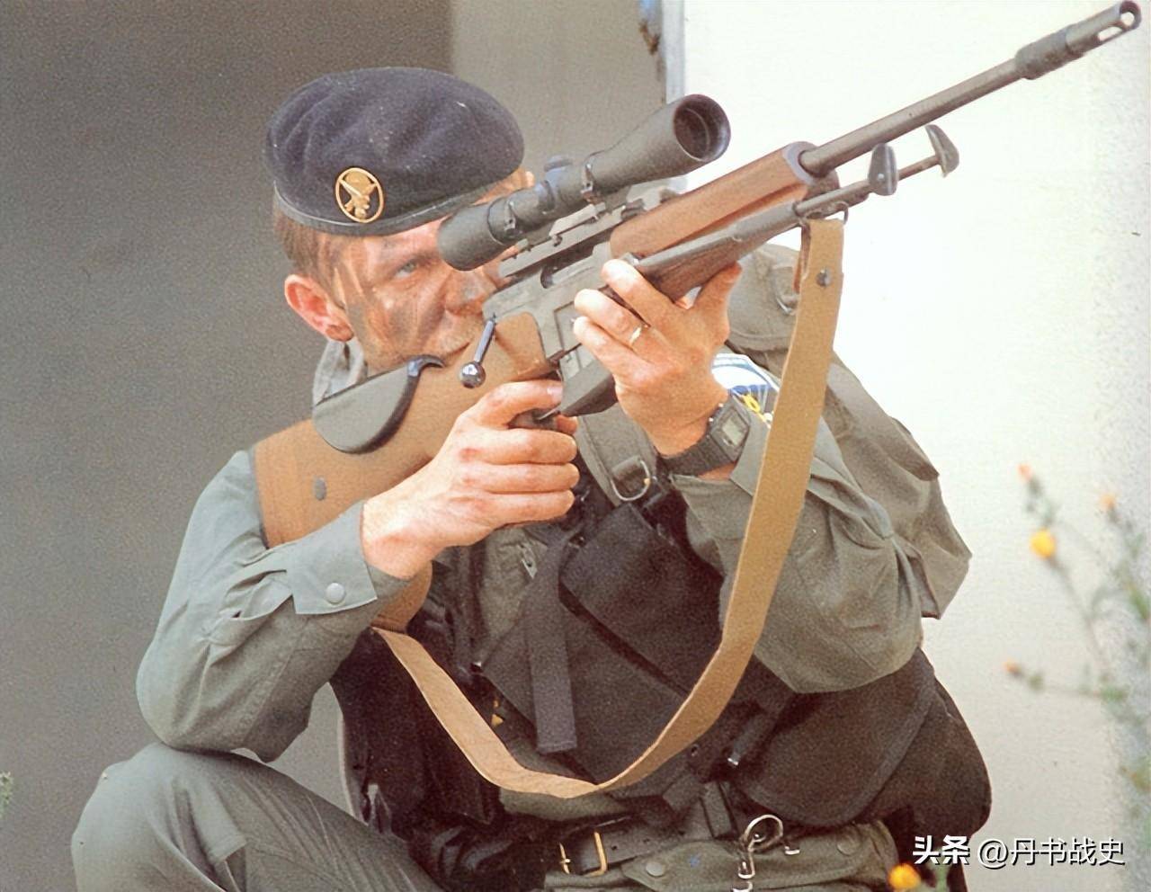 法军第一种狙击步枪,用老式步枪改的fr