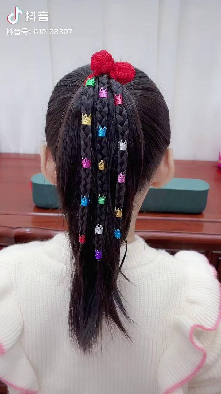 收藏起来慢慢练吧儿童编发 编发教程_手法_儿童_教程
