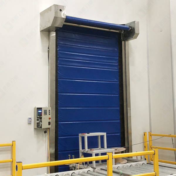 世界500强泰森食品立体冷库快速卷帘门_密封_性能_西朗