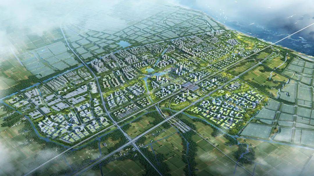 海盐高铁新城规划图图片