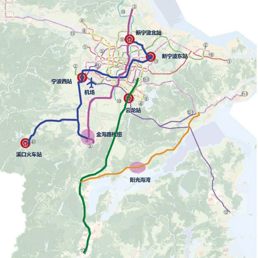 奉化地铁规划2030图片