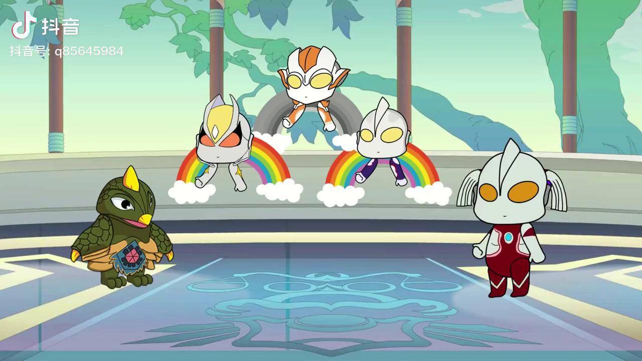 迷你小奥出动 选择不一样的彩虹二次元 奥特曼 动漫 卡通_奥特曼_二