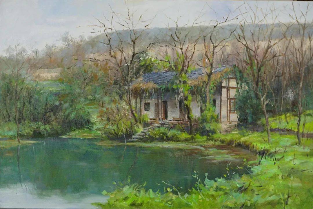 东大的美,是景色美?还是画出来更美?_油画_赵军_建筑学