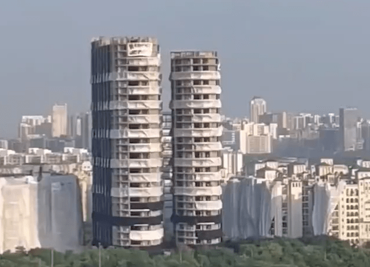 印度将爆破拆除两栋40层高大楼 附近居民已被撤离