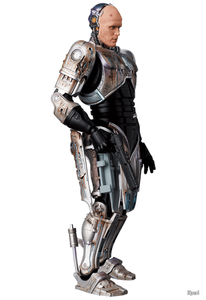 新品预定~ medicom toy mafex 机械战警 墨菲 头损版 可动 手办_定金