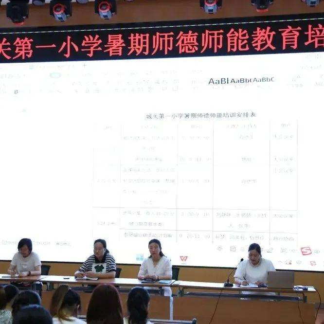 师德筑魂，匠心筑梦——濉溪县城关第一小学召开2022年暑期师德师能培训会议 教育 教学 全体