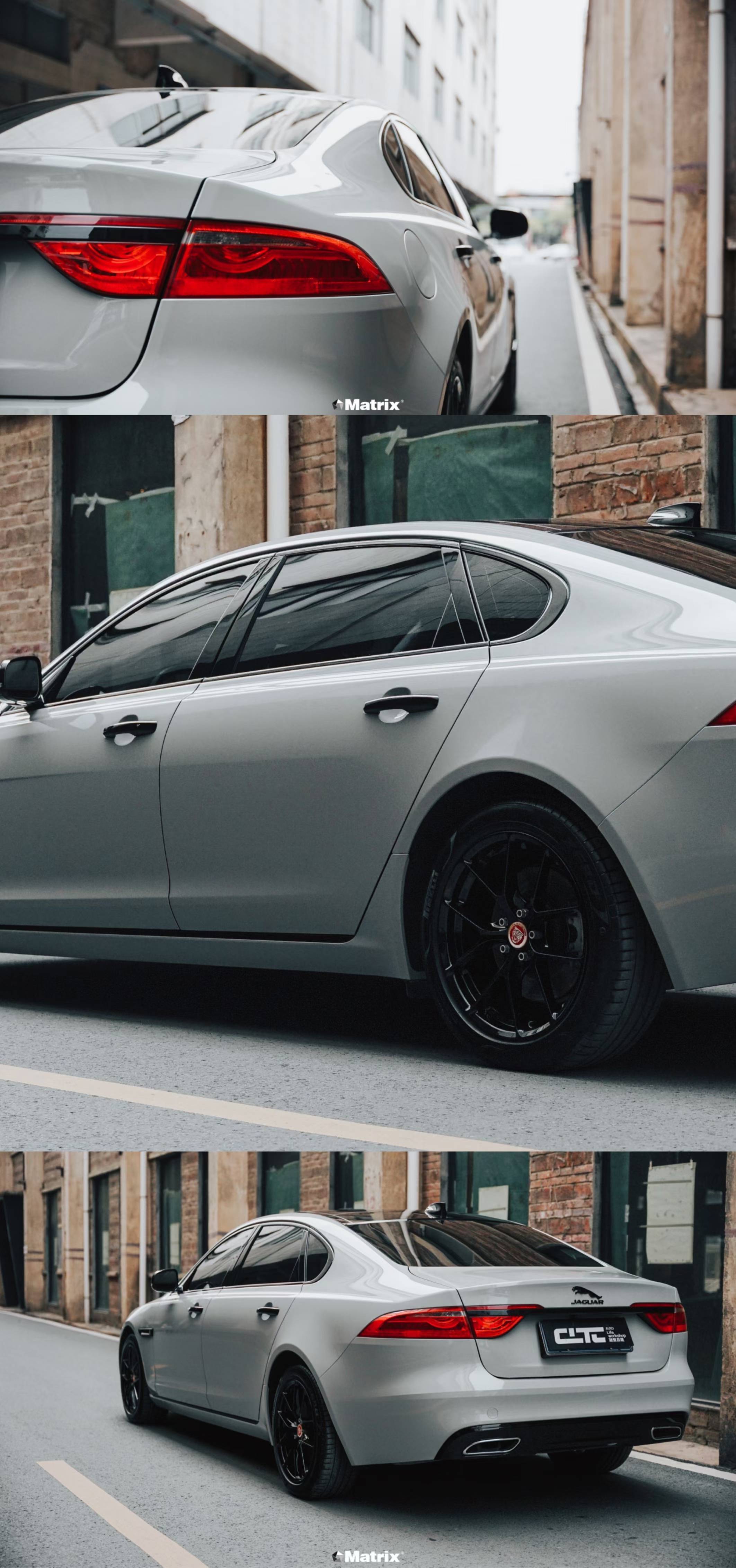 捷豹xfl矩阵改色膜保时捷亚灰,比白色有内涵 比灰色更纯净的颜色_搜狐