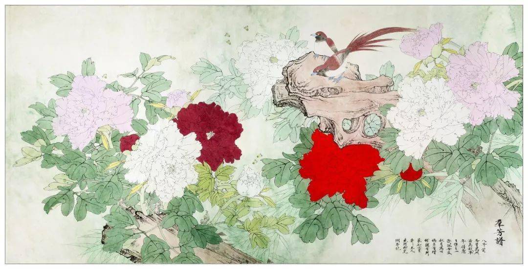 李晓明工笔《群芳谱》详细文字解析,详细实用!_花头_花苞_面积