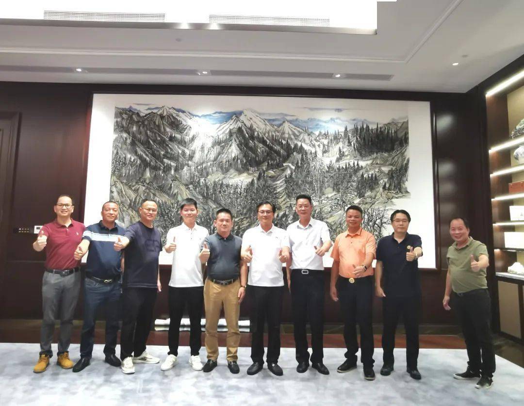 广州市陆河商会及乡贤拜会广东省总商会副会长彭晋谦_食品_发展_企业
