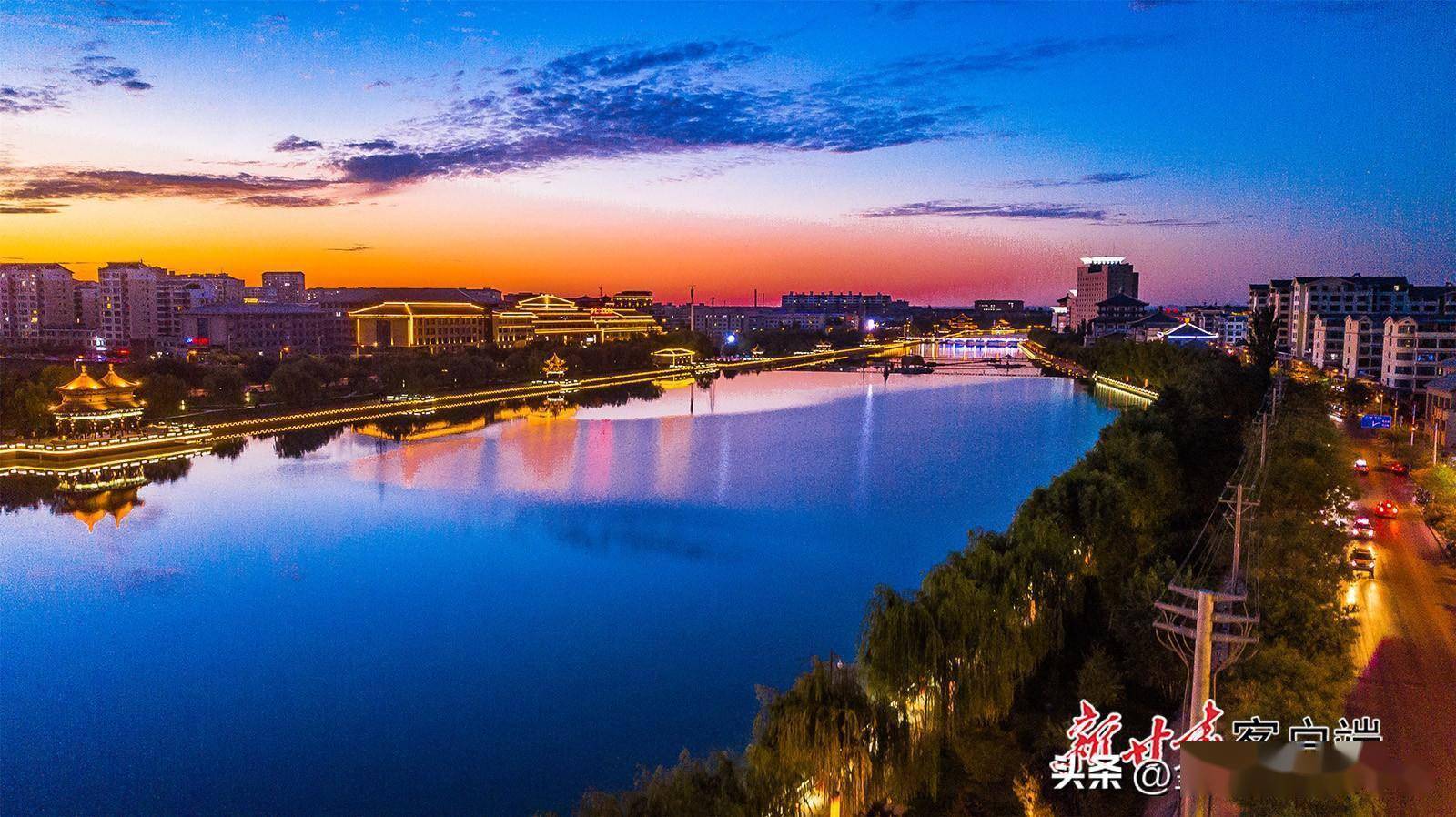 敦煌市:党河风情线风景秀丽_马塔_鸠摩罗什_白马而