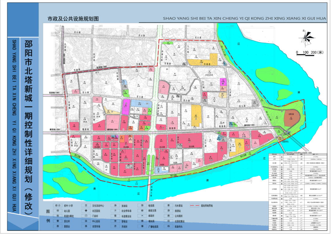 邵阳市北塔新城一期控制性详细规划(修改)批前公示!