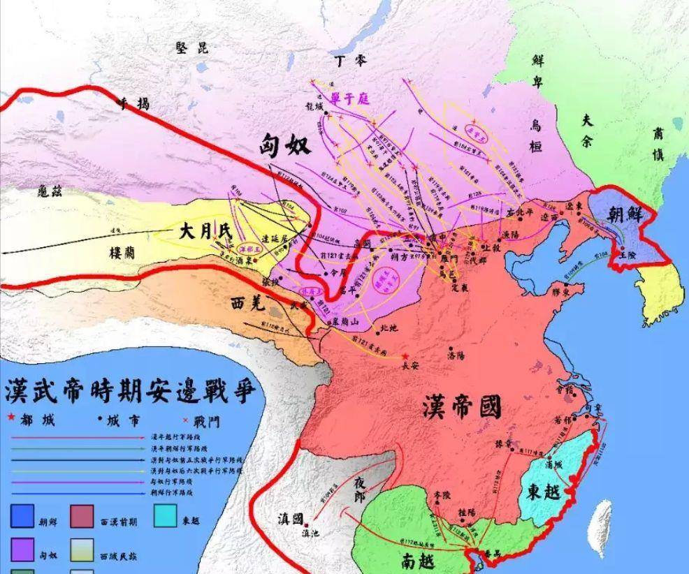 漢武帝,張騫,霍去病,三人配合讓2148年後的中國有了復興關鍵_劉徹_老