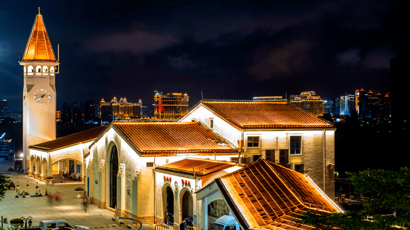 珠海新海景驿站,藏着油画般的童话世界!_横琴_码头_灯塔