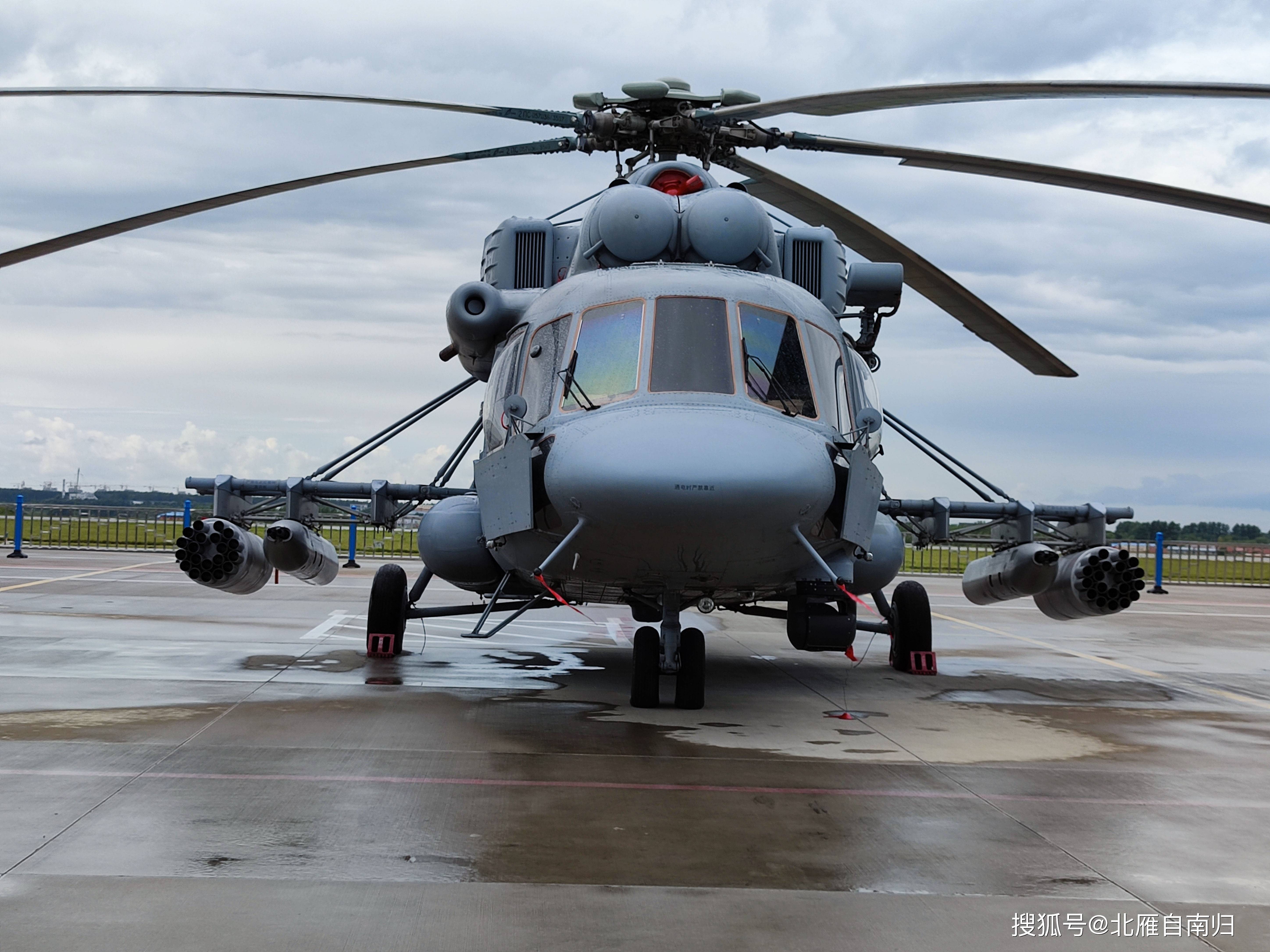 米34直升机图片