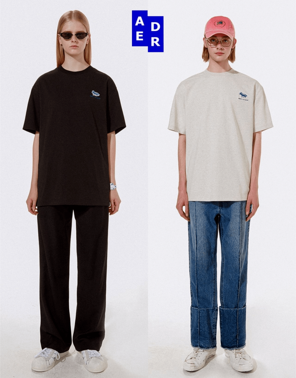 【ader潮牌t恤—品牌直发】仅169元享价值699元夏季放送ader短袖2件装