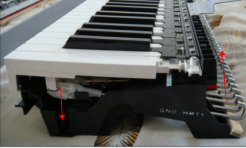 哪款电钢琴手感接近真钢琴：rolyca电钢琴RP1擒纵结构键盘结构真钢手感_ 