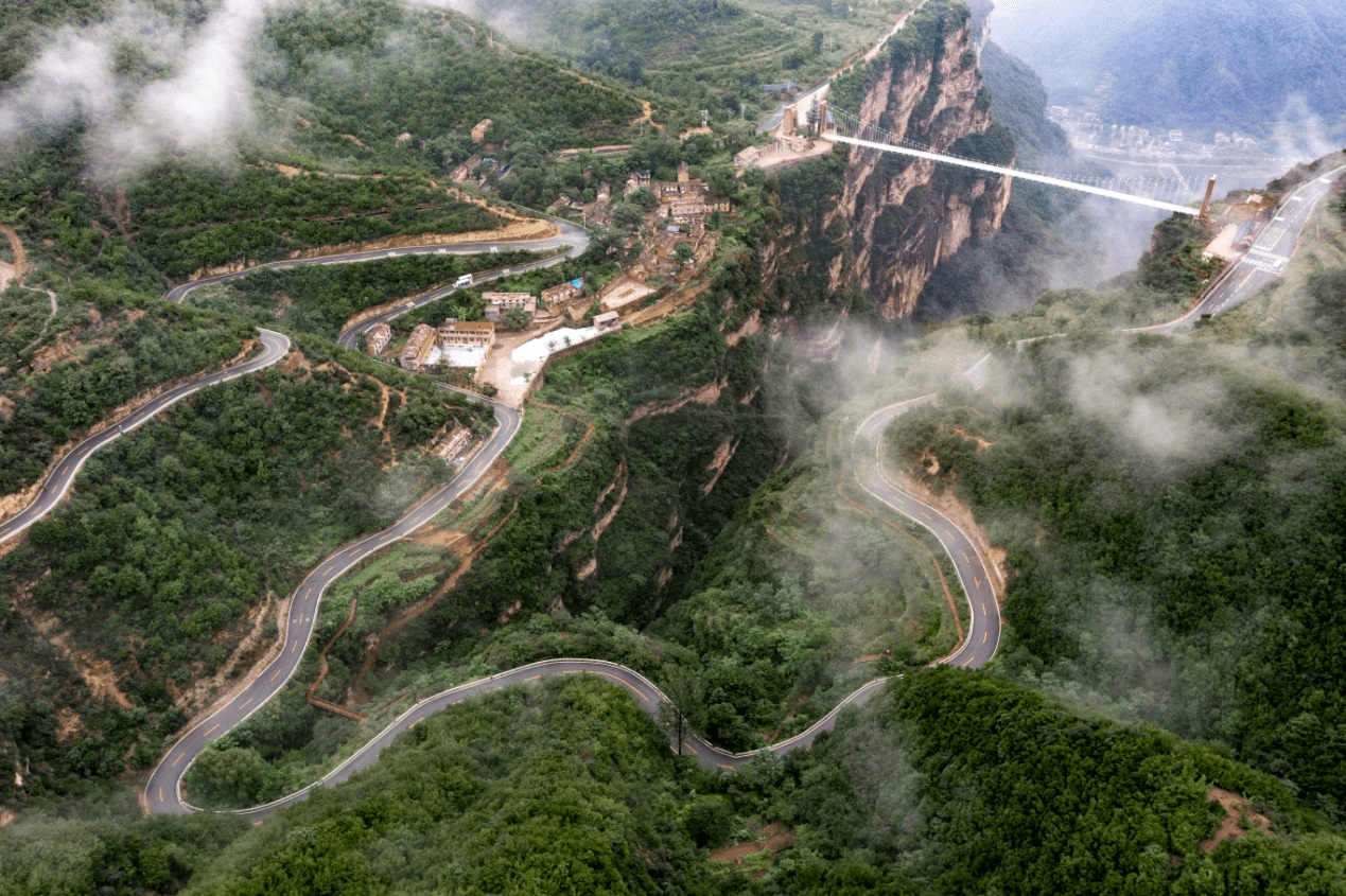 平顺太行天路路线图图片