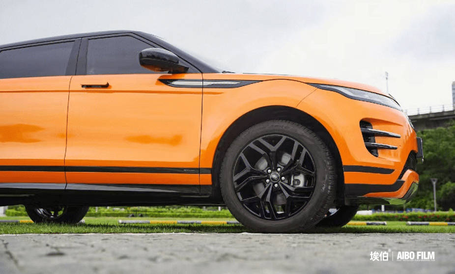 埃伯改色膜pet爱马仕橙-路虎,活力满满_搜狐汽车_搜狐网