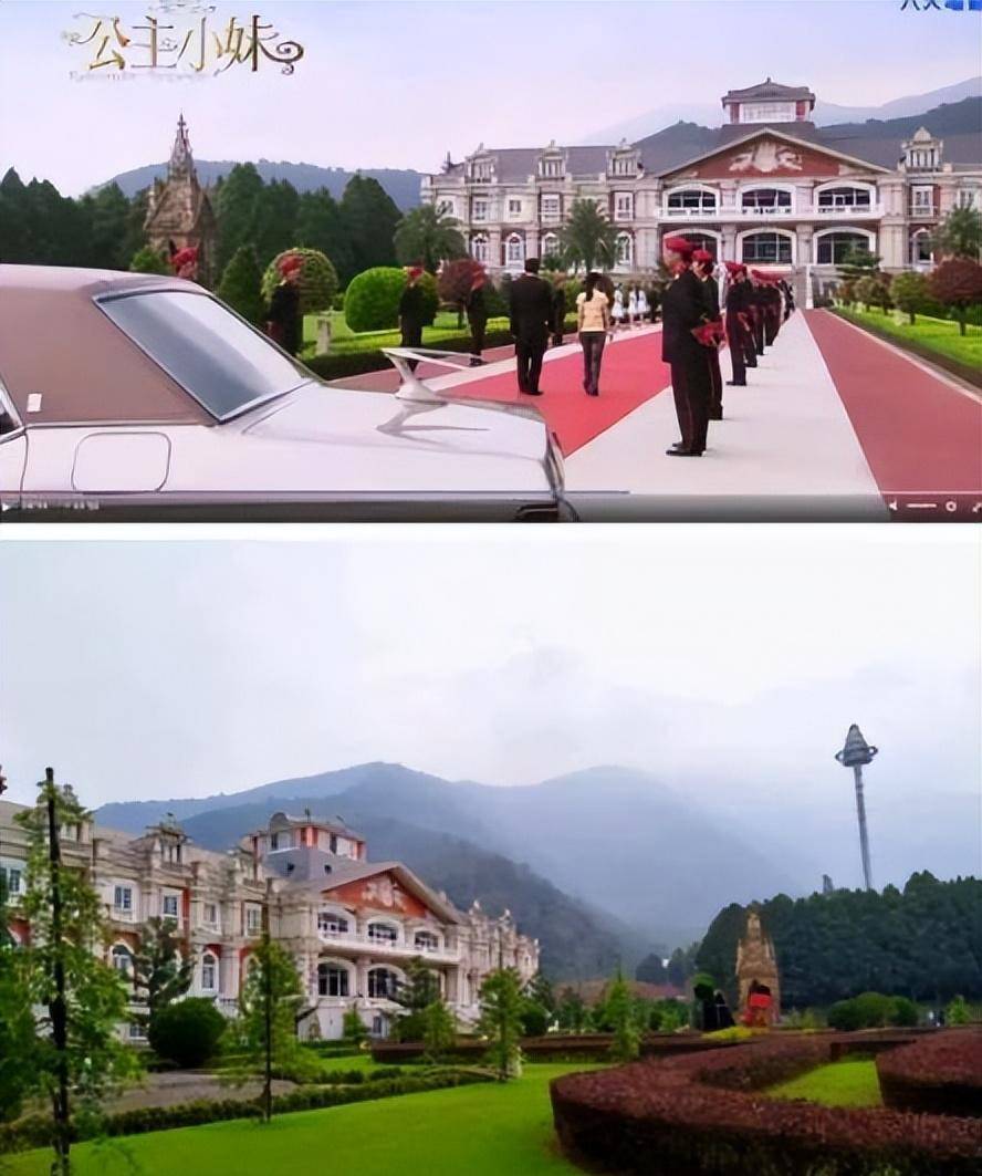 而吴尊一家居住的豪宅更像是皇宫一般,瞬间回到了《公主小妹》的场景