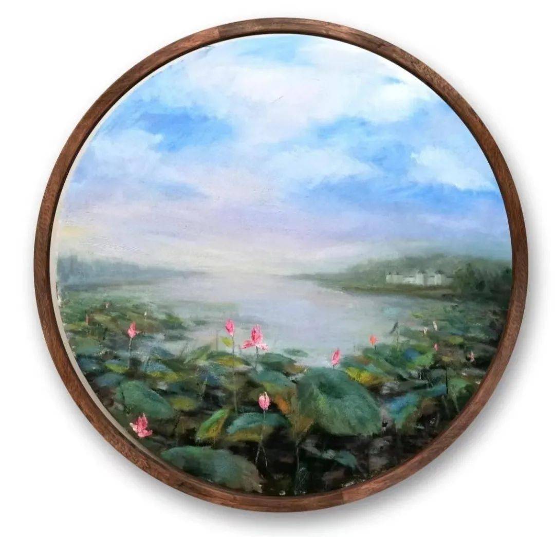 画家笔下的定南印象_美山_石桥_黄砂