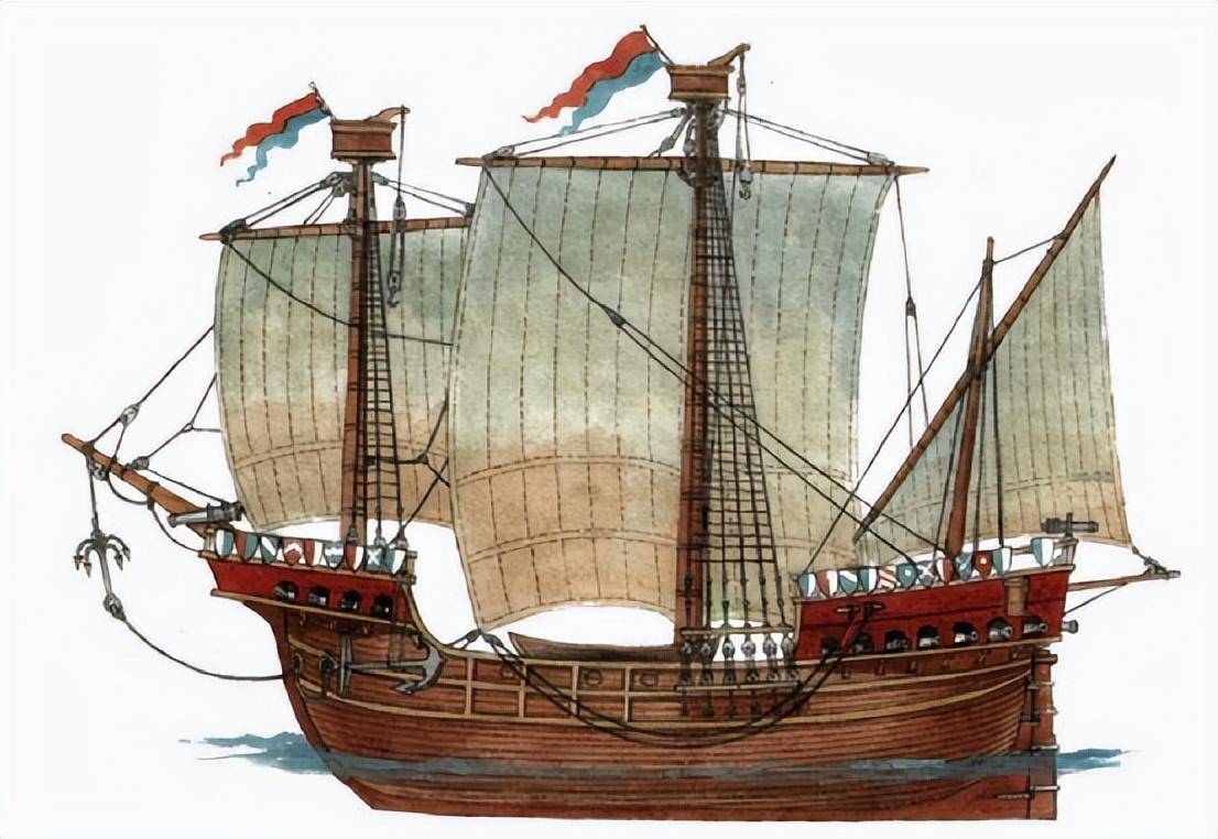 在欧洲 柯克帆船将最终演化为卡拉克大帆船两宋时期,沙船表面上成为