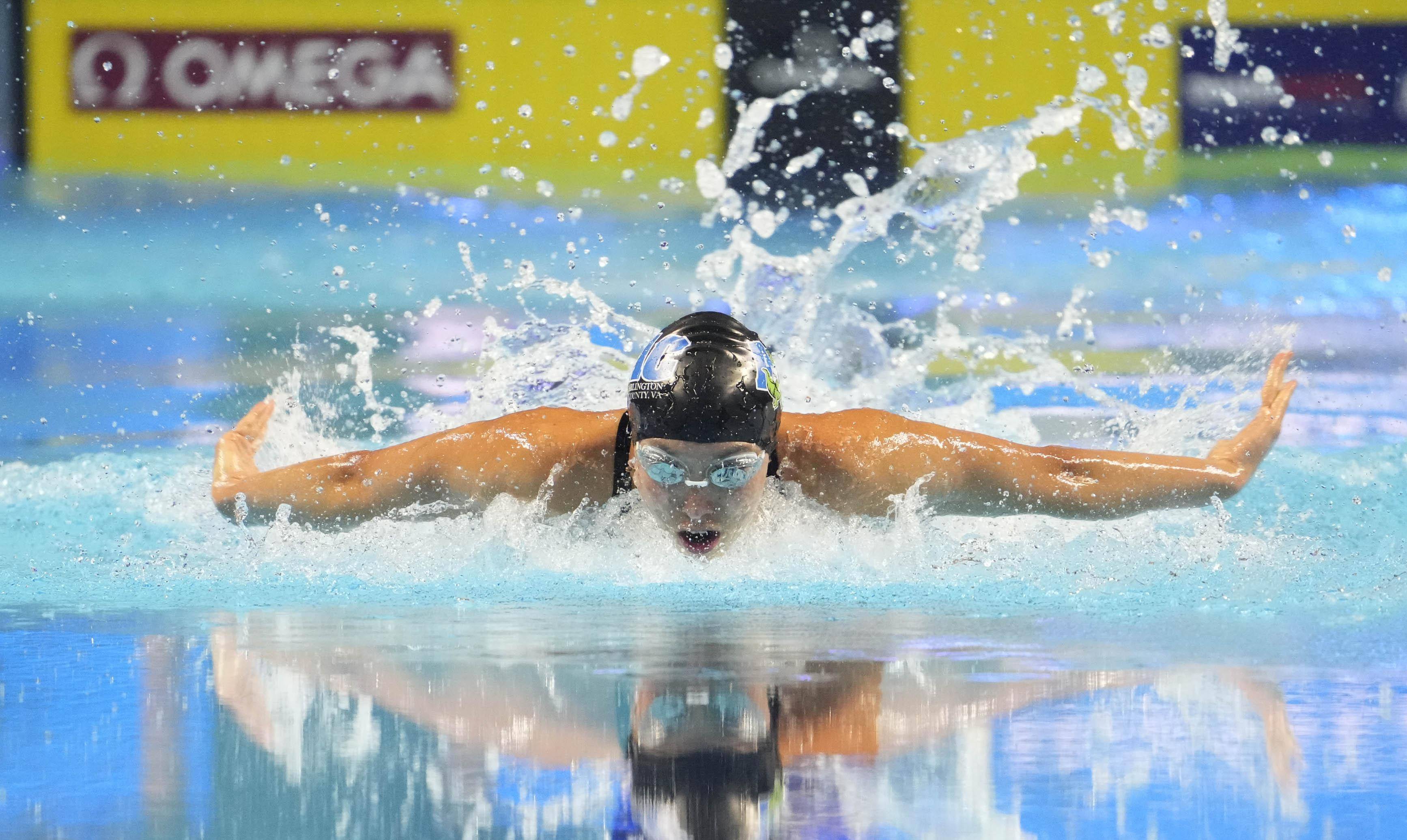 18歲華裔少女兩破國外100米蝶泳紀錄 體壇新星將出徵東京奧運_托里