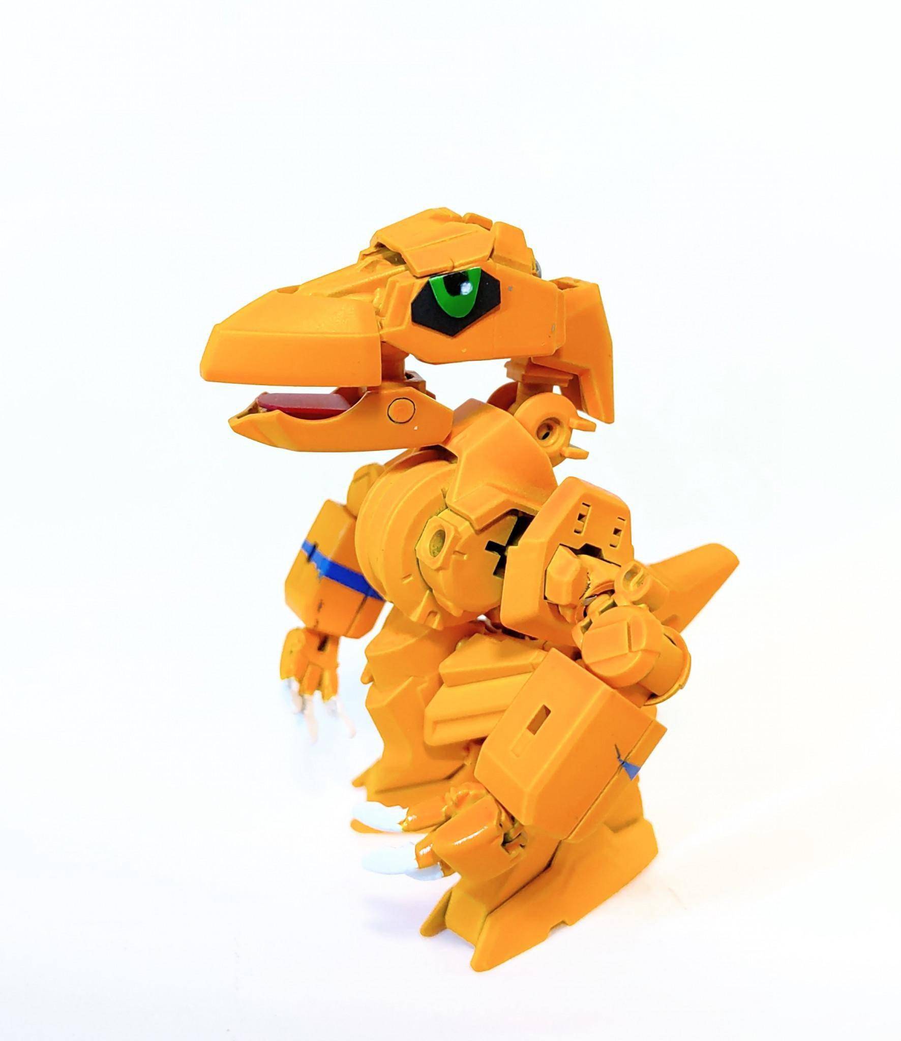 机械暴龙兽模友还制作了亚古兽与暴龙兽模型,简直就是亚古兽的进化