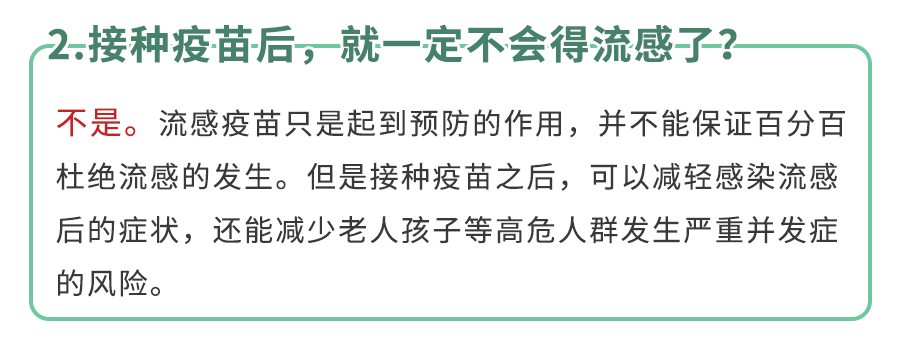 《流感疫苗15个高频疑问》！9月开打,今年别再耽误了