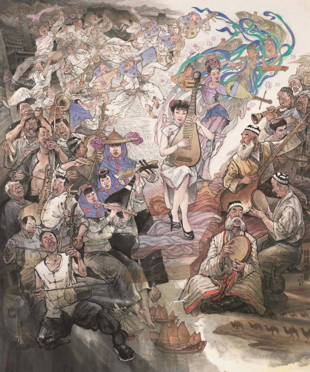 美术学博士画家罗小珊作品_艺术_美术家协会_cm