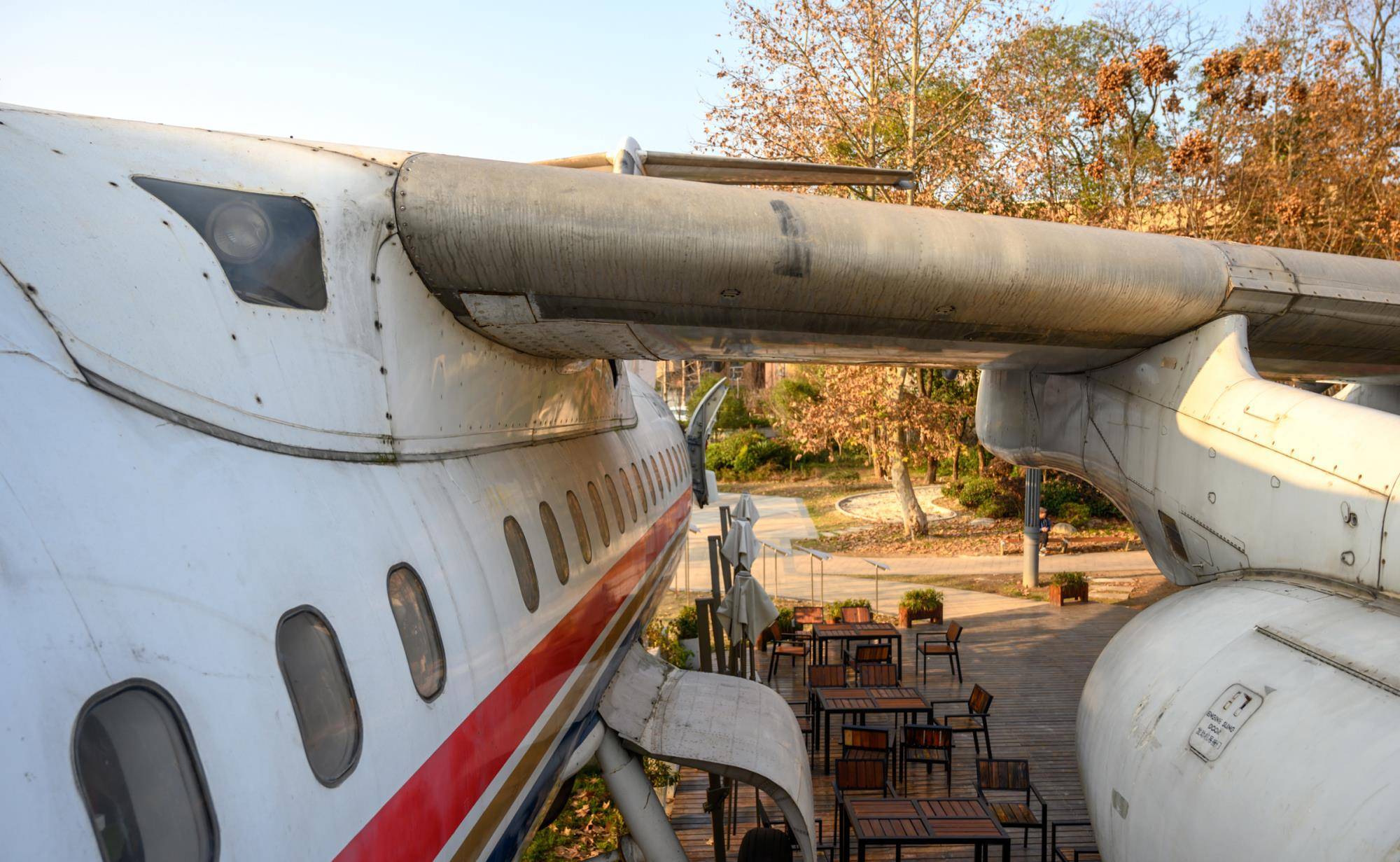 浙江建德唯一的飞机餐厅，飞机花20万购买，参观门票一次20