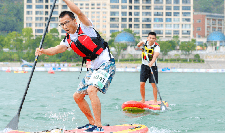 精致露营火爆之后,浆板运动火速出圈_桨板_楠溪江_温州