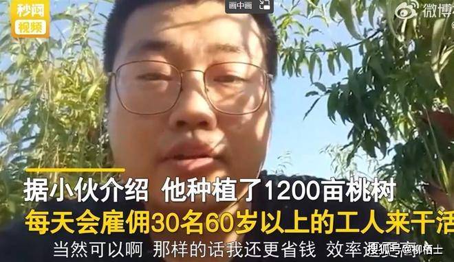 【极目锐评】小伙雇六旬老人到果园干活，真没什么好指责的